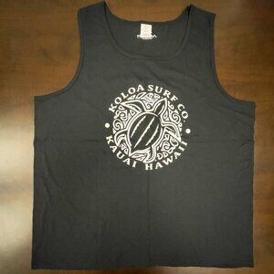 Koloa Surf Company Hawaiian Honu Turtle Mens Tanktop Size XXL